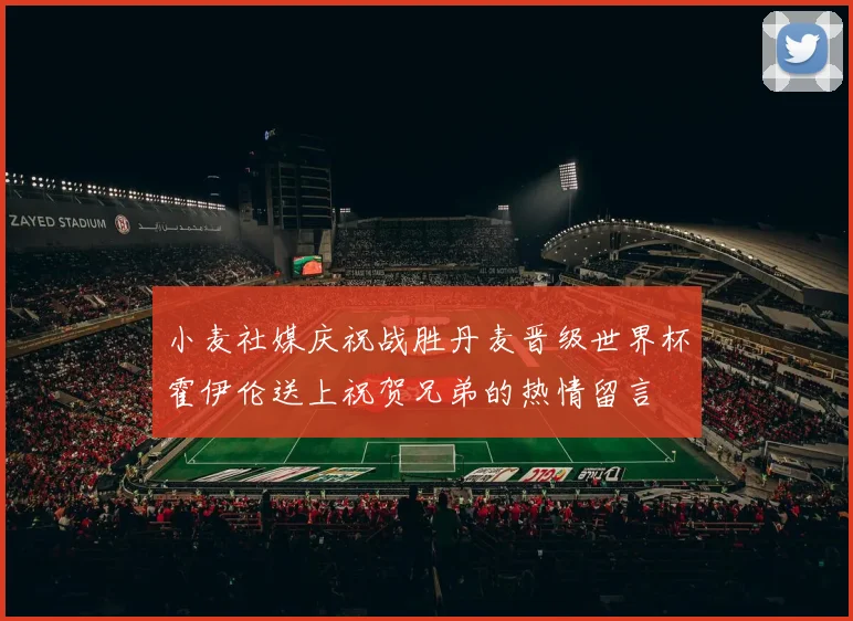 小麦社媒庆祝战胜丹麦晋级世界杯霍伊伦送上祝贺兄弟的热情留言